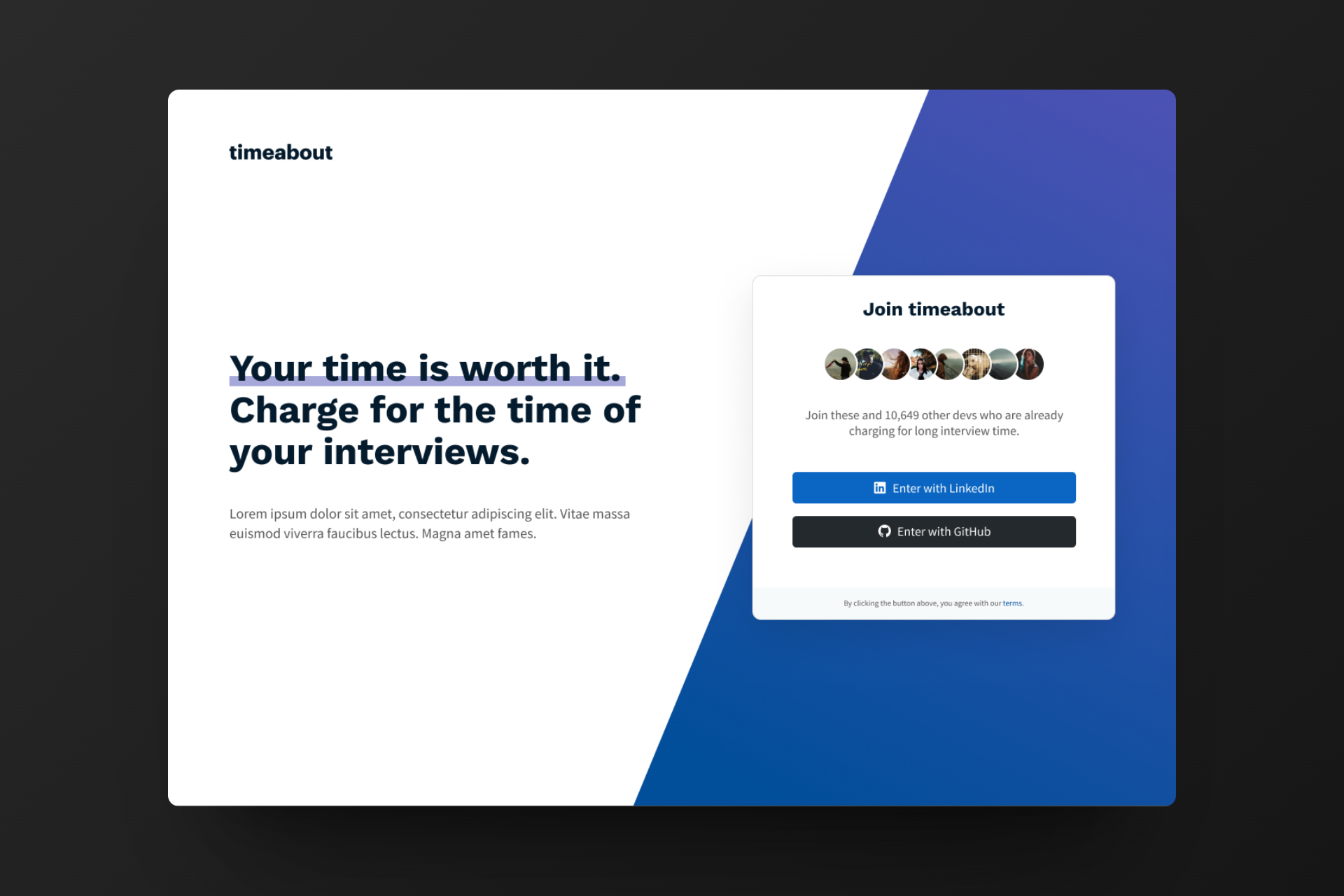 Designing a web for developers to charge for their services